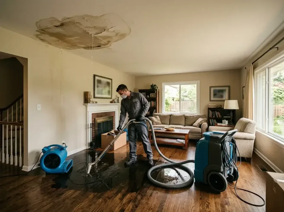 attic-pipe-burst-ceiling-drip-008 — frequently asked questions, Water Damage Restoration & Carpet Care in Lisle, IL
